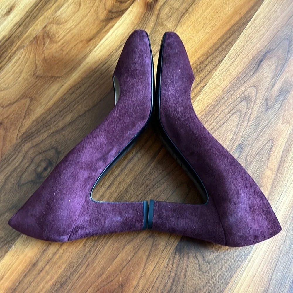 Bruno Magli Paris Suede Block Heel 39.5